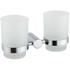 Стакан для зубных щеток Haiba HB8408 двойной Хром