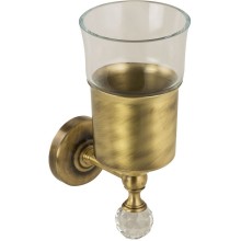 Стакан для зубных щеток Migliore Amerida 16573 Бронза с кристаллом Swarovski