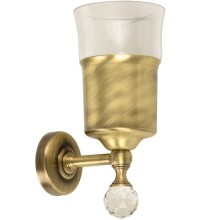 Стакан для зубных щеток Migliore Amerida 16573 Бронза с кристаллом Swarovski