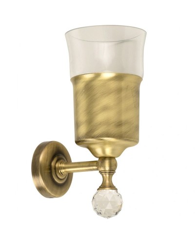 Стакан для зубных щеток Migliore Amerida 16573 Бронза с кристаллом Swarovski