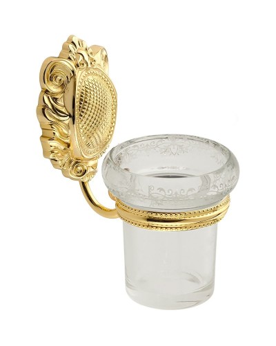 Стакан для зубных щеток Migliore Cleopatra 16677 Золото