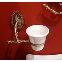 Стакан для зубных щеток Migliore Edera 16904 Бронза