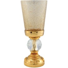 Стакан для зубных щеток Migliore Cristalia 16821 Золото с кристаллом Swarovski