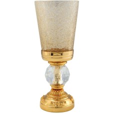 Стакан для зубных щеток Migliore Cristalia 16821 Золото с кристаллом Swarovski