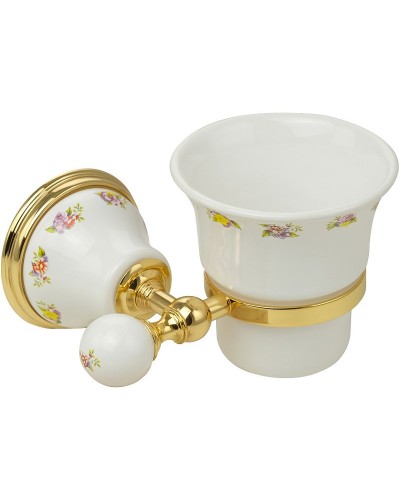 Стакан для зубных щеток Migliore Provance 17713 Золото Белый