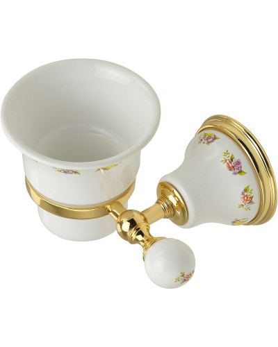 Стакан для зубных щеток Migliore Provance 17713 Золото Белый