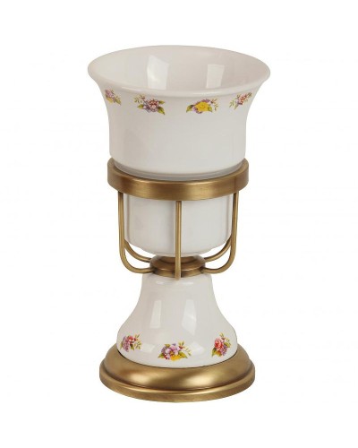 Стакан для зубных щеток Migliore Provance 17644 Бронза Белый