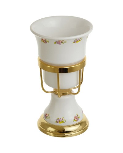 Стакан для зубных щеток Migliore Provance 17714 Золото Белый