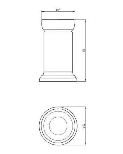 Стакан для зубных щеток Migliore Mirella 17348 Медь
