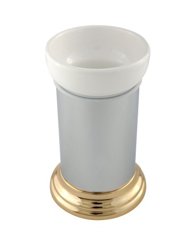 Стакан для зубных щеток Migliore Mirella 17267 Хром Золото