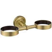 Стакан для зубных щеток с мыльницей Migliore Mirella 17176 Бронза