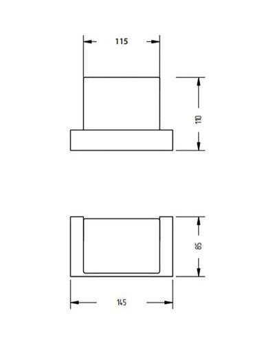 Стакан для зубных щеток Migliore Kvant 30232 Золото
