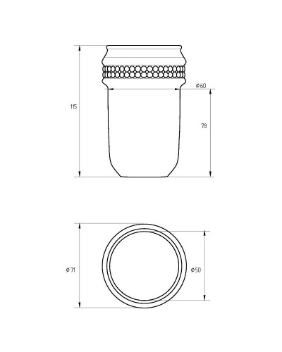 Стакан для зубных щеток Migliore Dubai 28481 Белый Хром