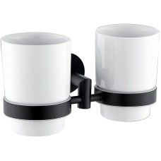 Стакан для зубных щеток Allen Brau Priority 6.31003-31 Белый Черный матовый