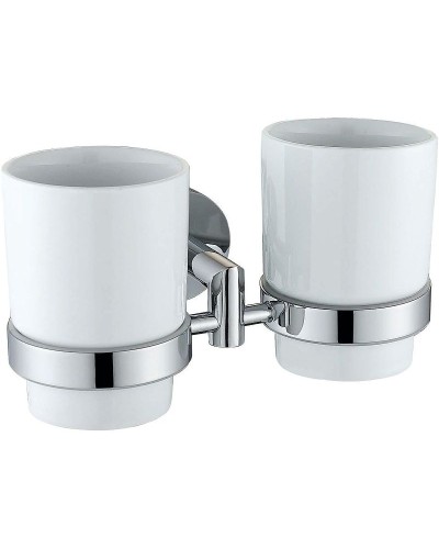 Стакан для зубных щеток Allen Brau Priority 6.31003-00 Белый Хром