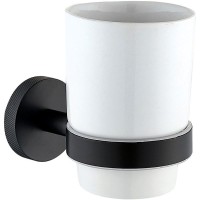 Стакан для зубных щеток Allen Brau Priority 6.31002-31 Белый Черный матовый