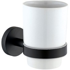 Стакан для зубных щеток Allen Brau Priority 6.31002-31 Белый Черный матовый