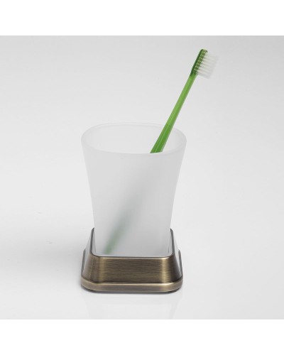 Стакан для зубных щеток WasserKRAFT Exter K-5528 Светлая бронза