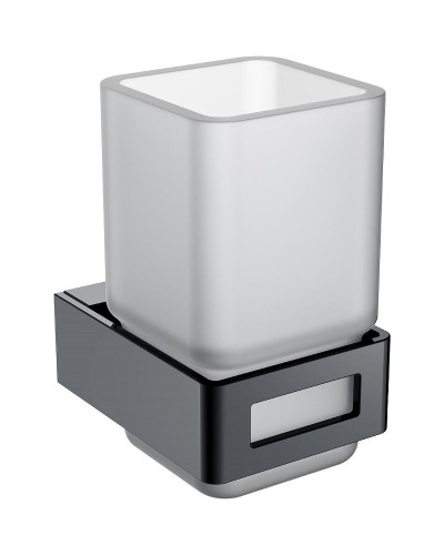 Стакан для зубных щеток Boheme Q 10944-SGM Оружейная сталь глянцевая