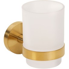 Стакан для зубных щеток Bemeta Sablo 160110012 Золото матовое
