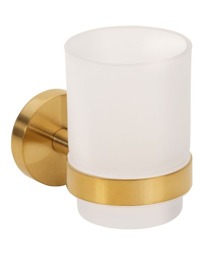 Стакан для зубных щеток Bemeta Sablo 160110012 Золото матовое