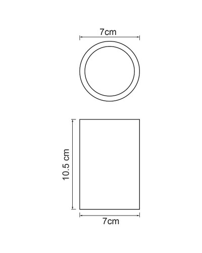 Стакан для зубных щеток WasserKRAFT Neime K-1928 Черный Белый