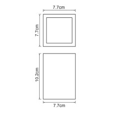 Стакан для зубных щеток WasserKRAFT Abens K-3728 Черный