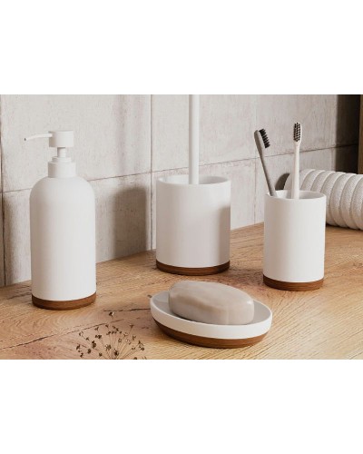 Стакан для зубных щеток WasserKRAFT Mindel K-8828 Белый