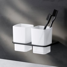 Стакан для зубных щеток AM.PM Inspire V2.0 A50A343422 двойной Черный матовый