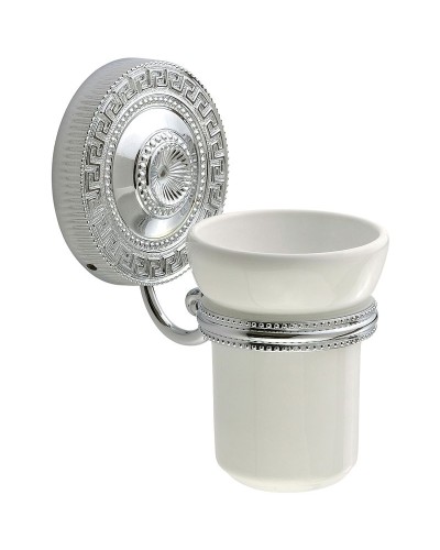 Стакан для зубных щеток Migliore Montecarlo 31516 Белый Хром