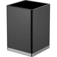 Стакан для зубных щеток Boheme 10961-B-CR Черный Хром