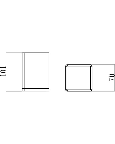 Стакан для зубных щеток Boheme 10961-B-G Черный Золото