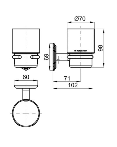 Стакан Noken Chelsea N613131415