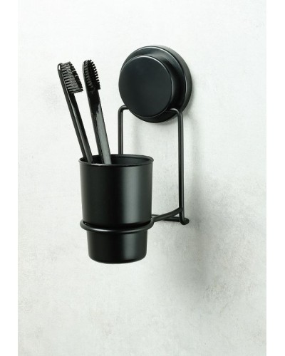 Стакан для зубных щеток Fixsen Magic Black FX-45006 Черный матовый
