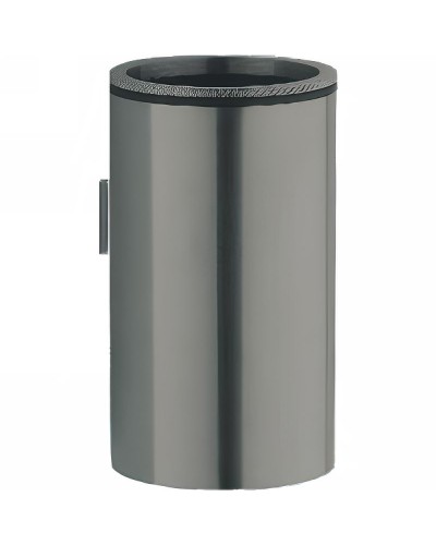 Стакан для зубных щеток Boheme Uno 10974-GM Оружейная сталь