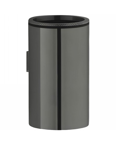 Стакан для зубных щеток Boheme Uno 10974-SGM Оружейная сталь глянцевая