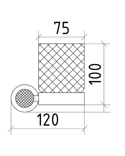 Стакан для зубных щеток Boheme Royal Cristal 10924-G-B Золото