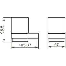 Стакан Aquanet 00241902