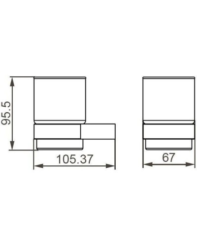 Стакан Aquanet 00241902