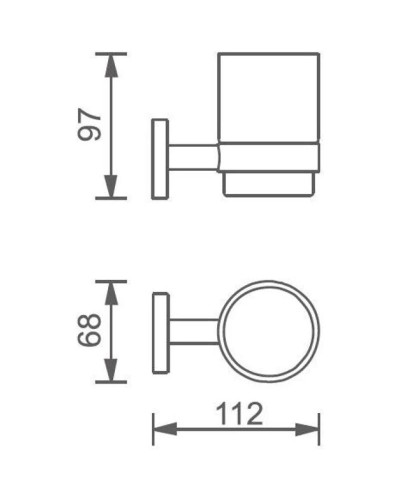 Стакан Aquanet 00241912