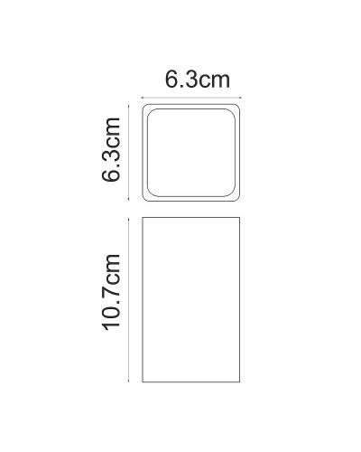Стакан для зубных щеток WasserKRAFT Paar K-4228 Черный