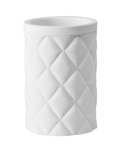 Стакан для зубных щеток WasserKRAFT Havel K-7428 Белый