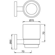 Стакан Jaquar Continental ACN-CHR-1141N