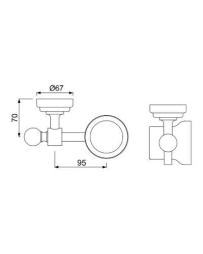Стакан Jaquar Queen's AQN-CHR-7741