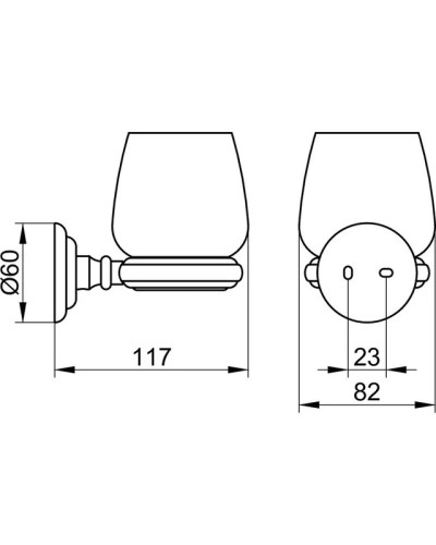 Стакан KEUCO Astor 02150019000