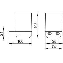 Стакан KEUCO Smart.2 14750019000