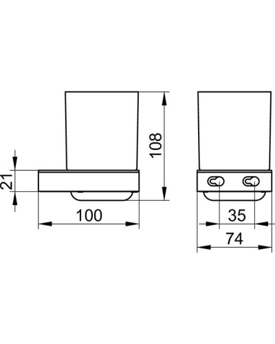 Стакан KEUCO Smart.2 14750019000
