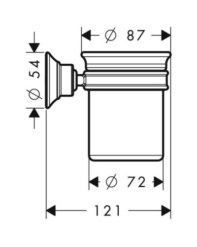 Стакан Axor Montreux 42134820