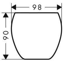 Стакан Axor Massaud 42234000