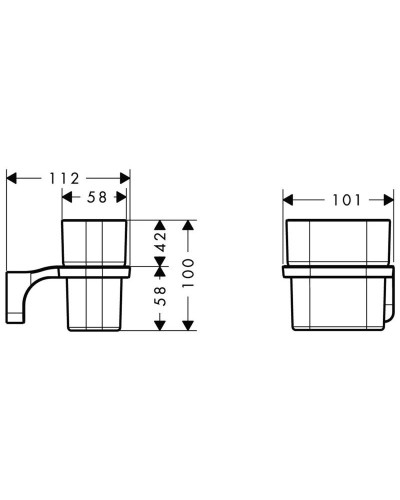 Стакан Axor Urquiola 42434000